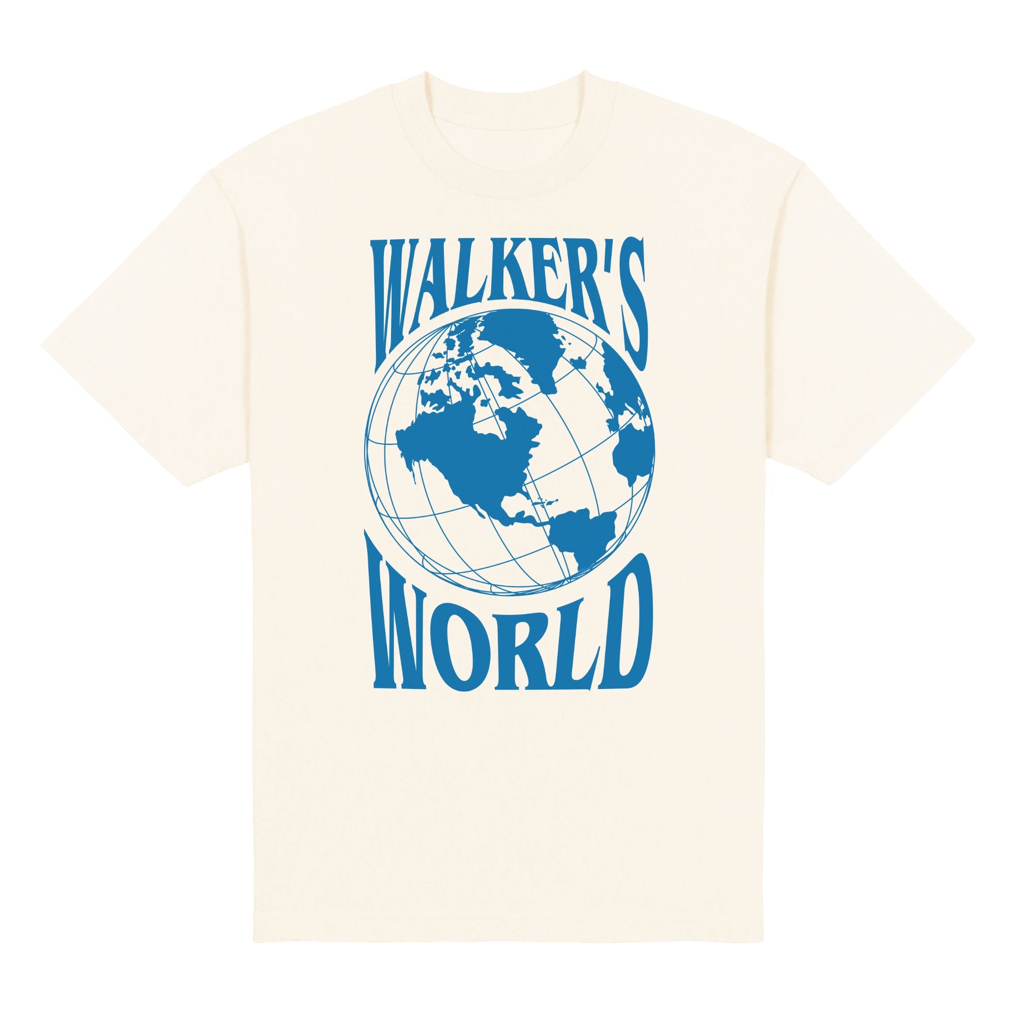 Walker's World Heavyweight Tee — Natural, front