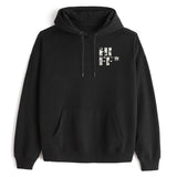 Logo Hoodie — Black, front