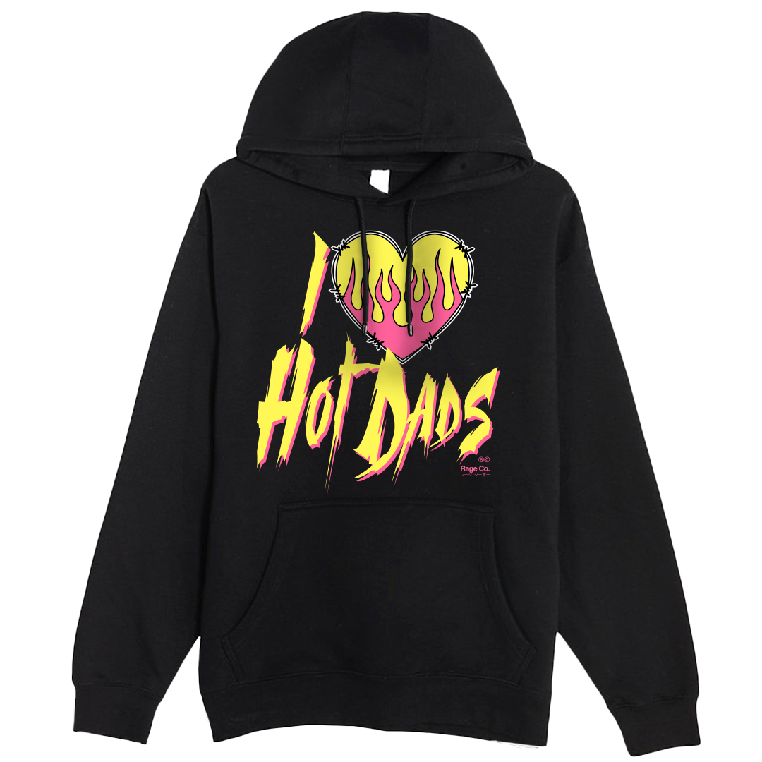 I Love Hot Dads Hoodie