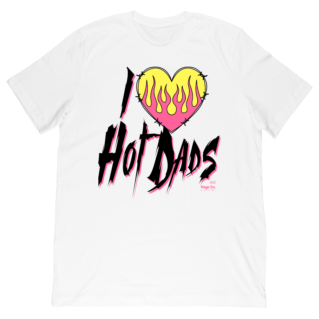 I Love Hot Dads Tee