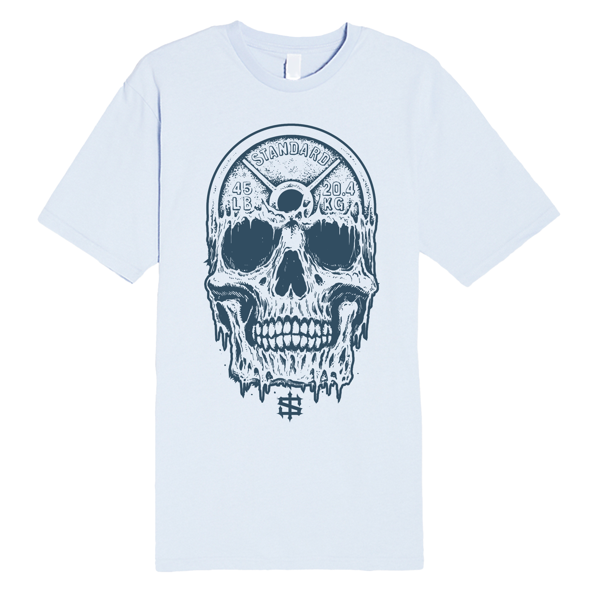 Weights On My Mind Monochrome Midweight Tee