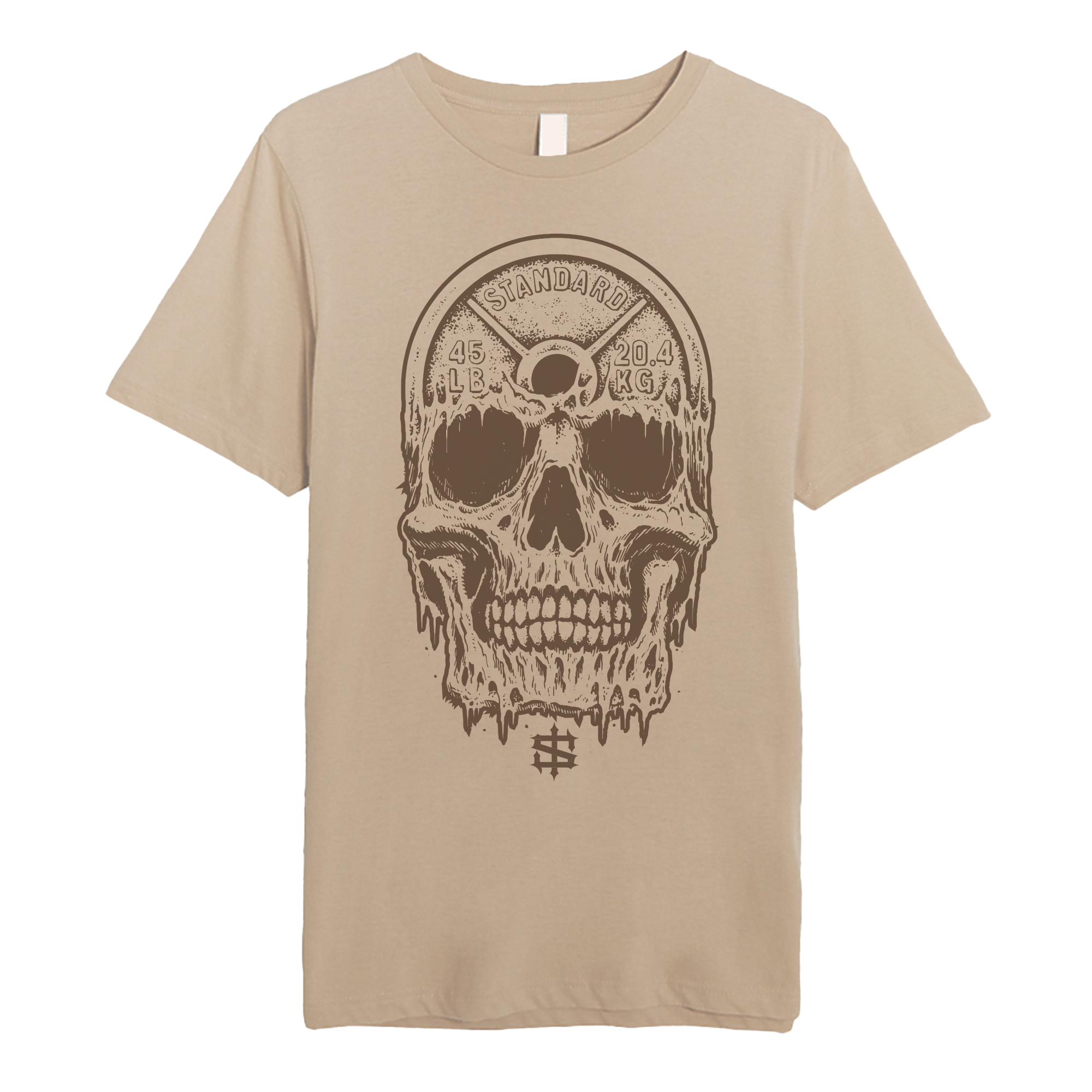 Weights On My Mind Monochrome Midweight Tee
