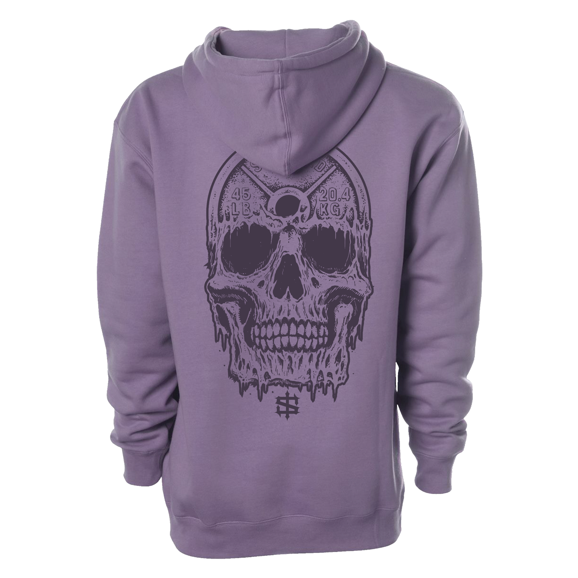 Weights On My Mind Monochrome Premium Heavyweight Hoodie