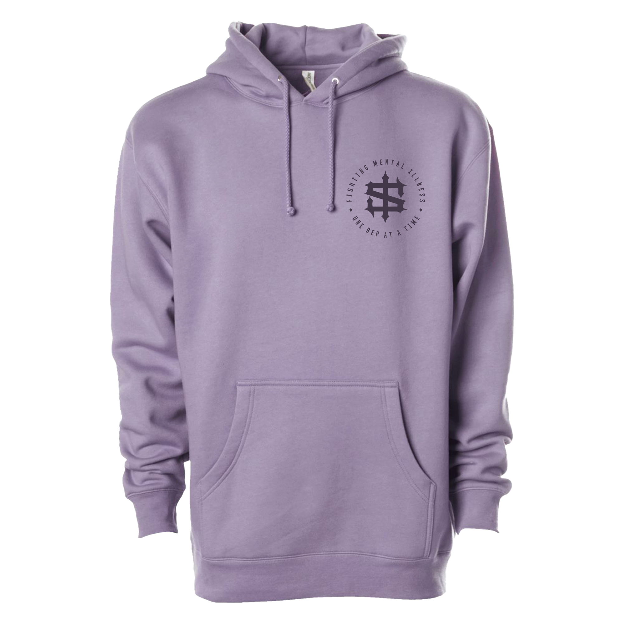 Weights On My Mind Monochrome Premium Heavyweight Hoodie