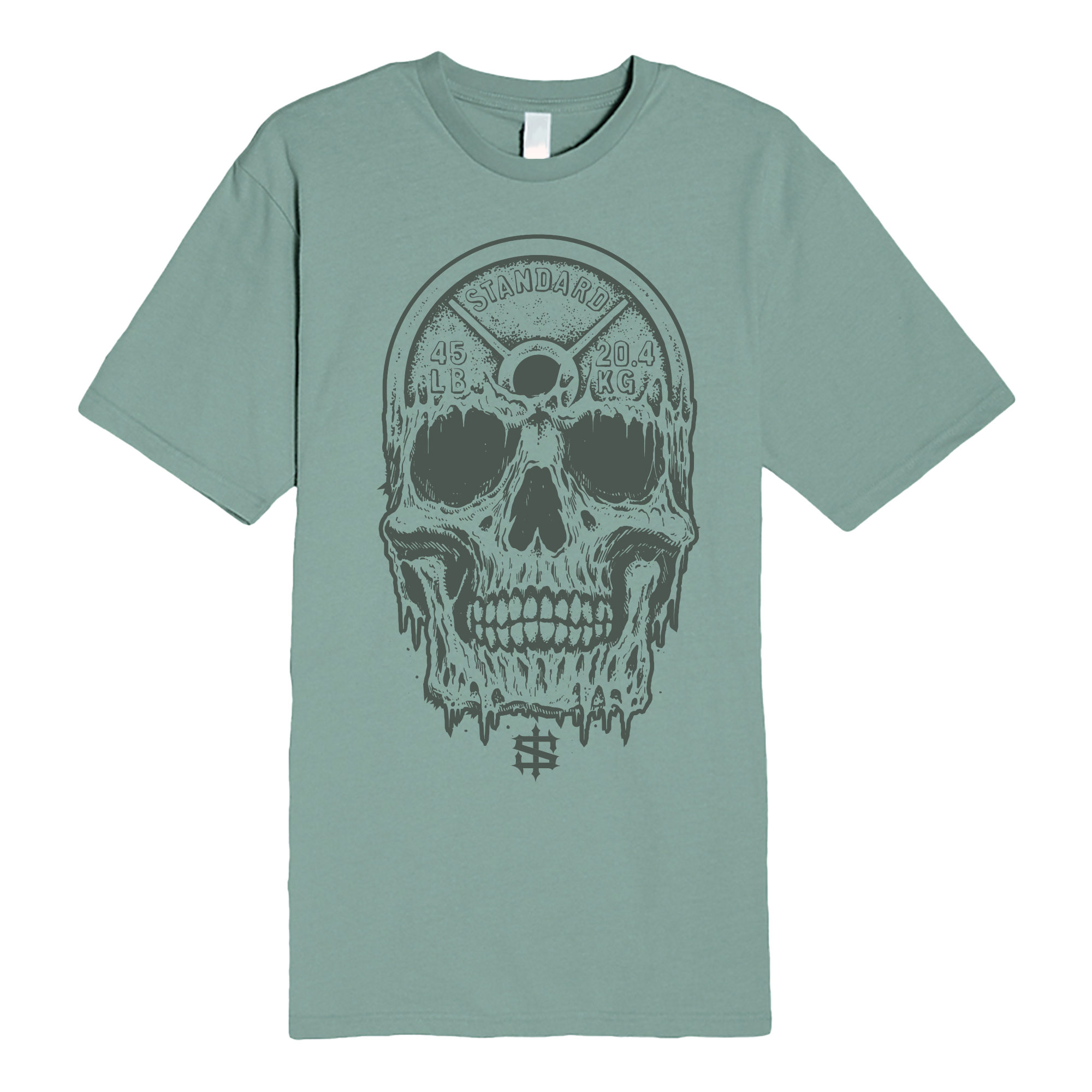 Weights On My Mind Monochrome Midweight Tee