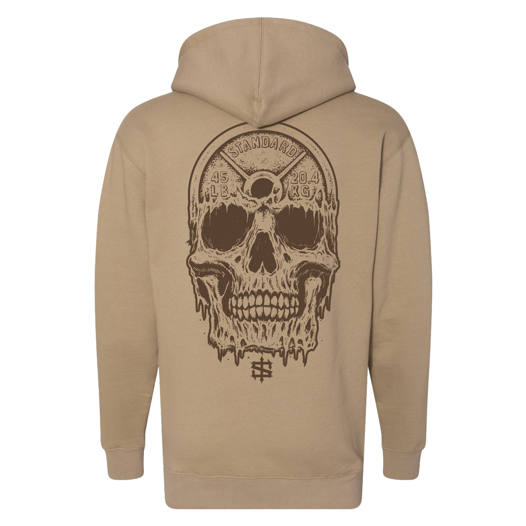 Weights On My Mind Monochrome Premium Heavyweight Hoodie