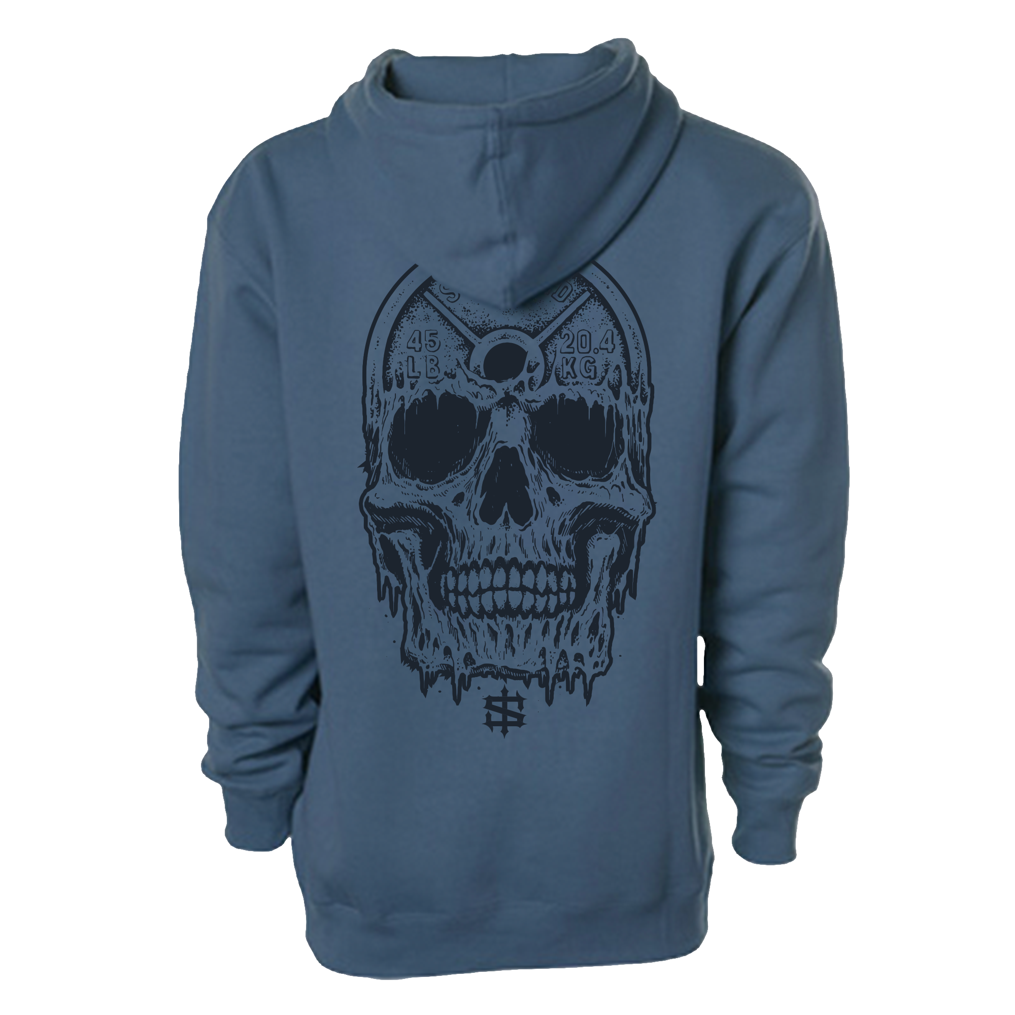 Weights On My Mind Monochrome Premium Heavyweight Hoodie