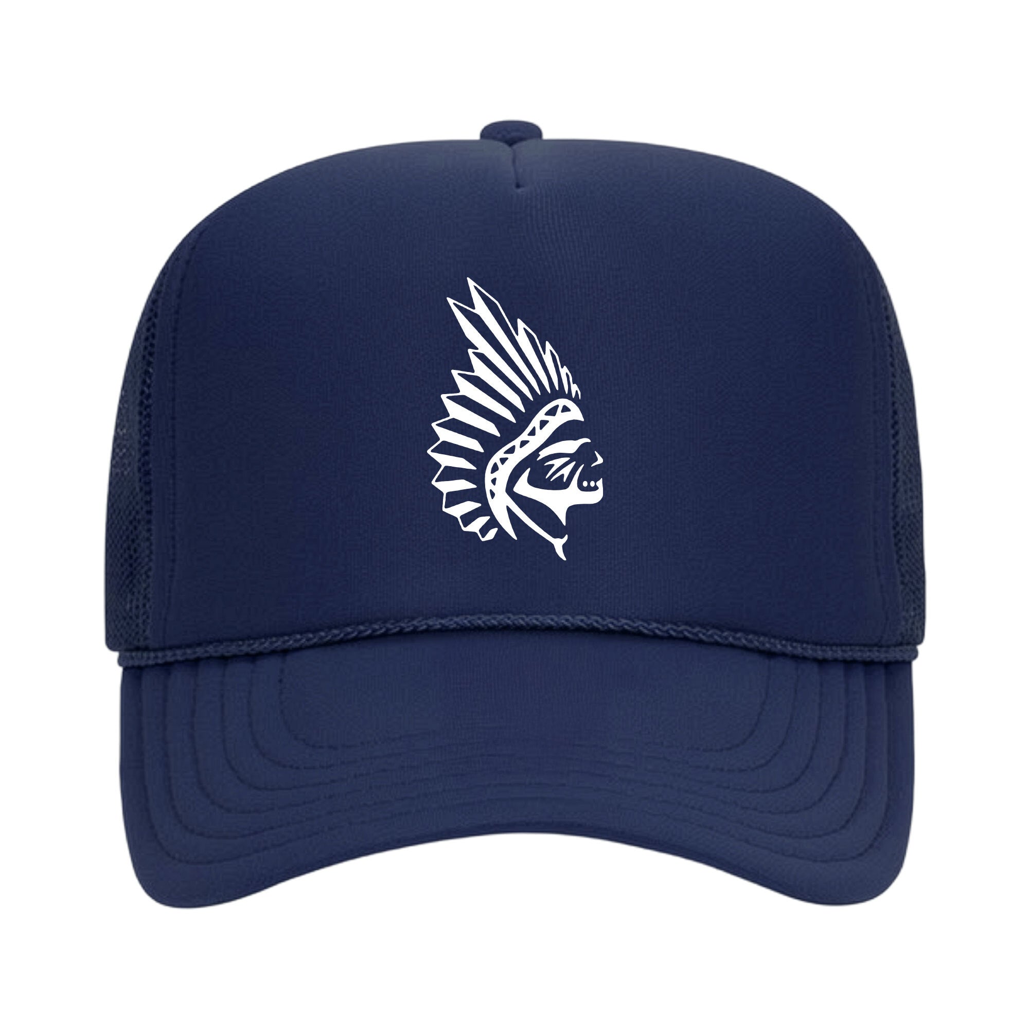 Poatan Logo Foam Trucker Snapback (Navy)