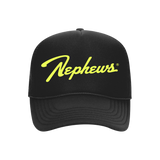 Safety Yellow Logo Foam Trucker Snapback