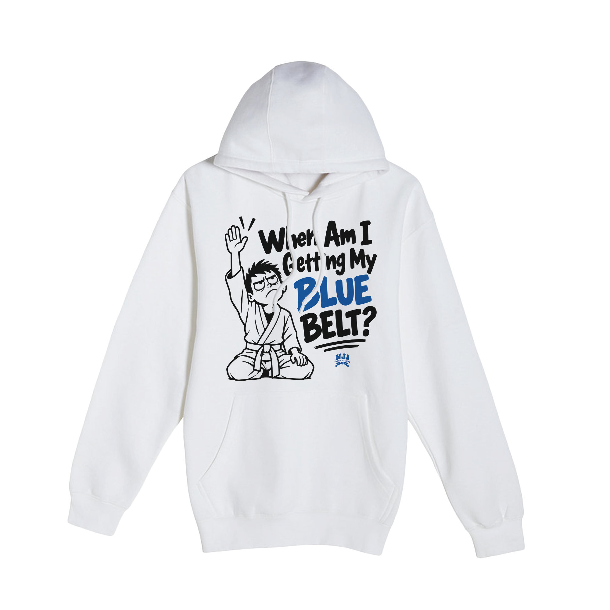 Blue Belt Hoodie