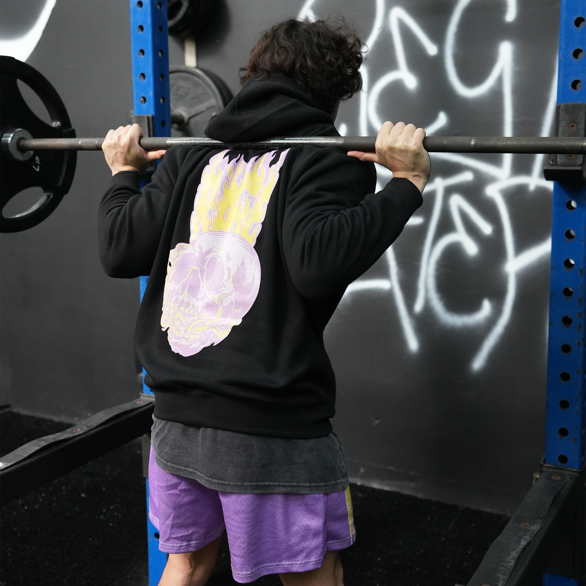 Flaming Skull Hoodie