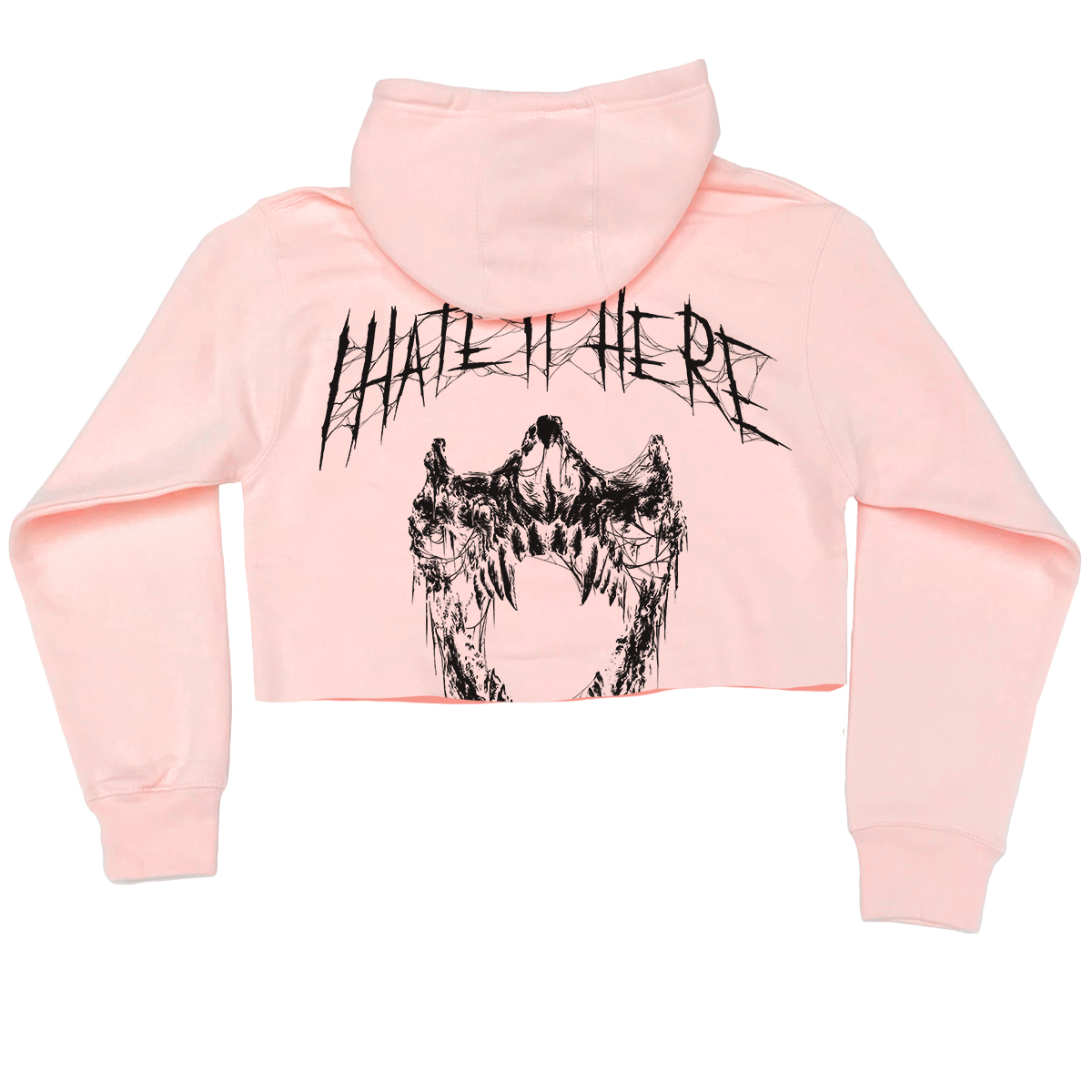 Hate It Here Crop Hoodie