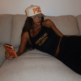 Logo Baby Rib Spaghetti Tank