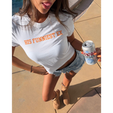 His Funniest Ex Micro Rib Baby Tee