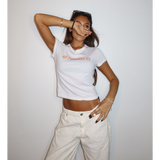 His Funniest Ex Micro Rib Baby Tee