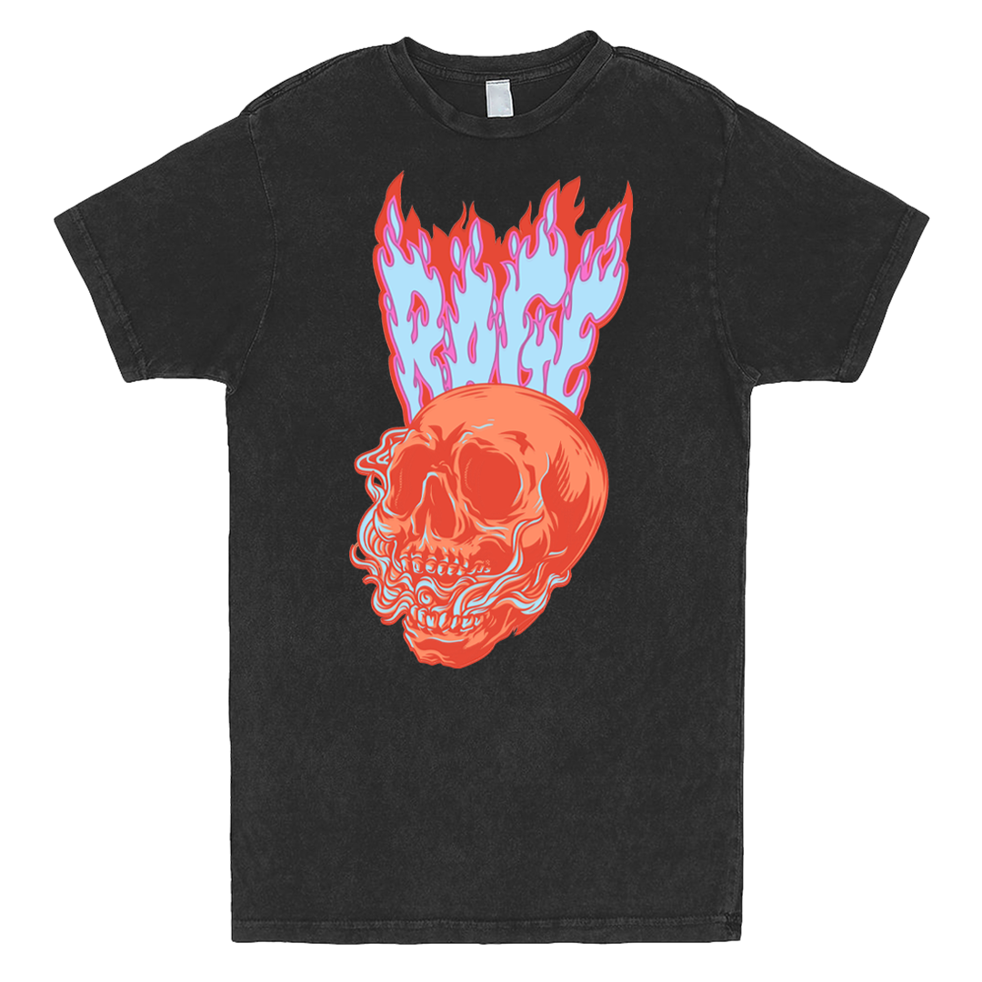 Flaming Skull Tee