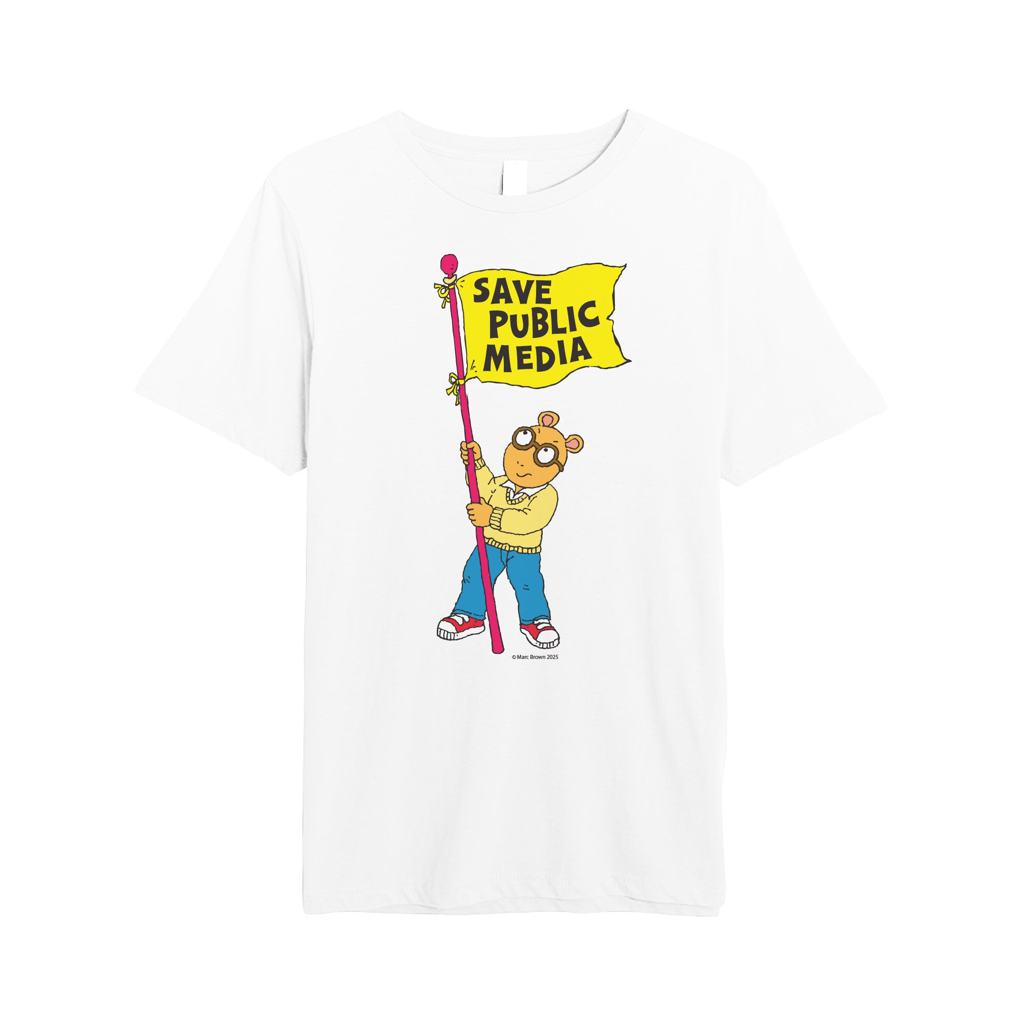 Save Public Media Flag Tee