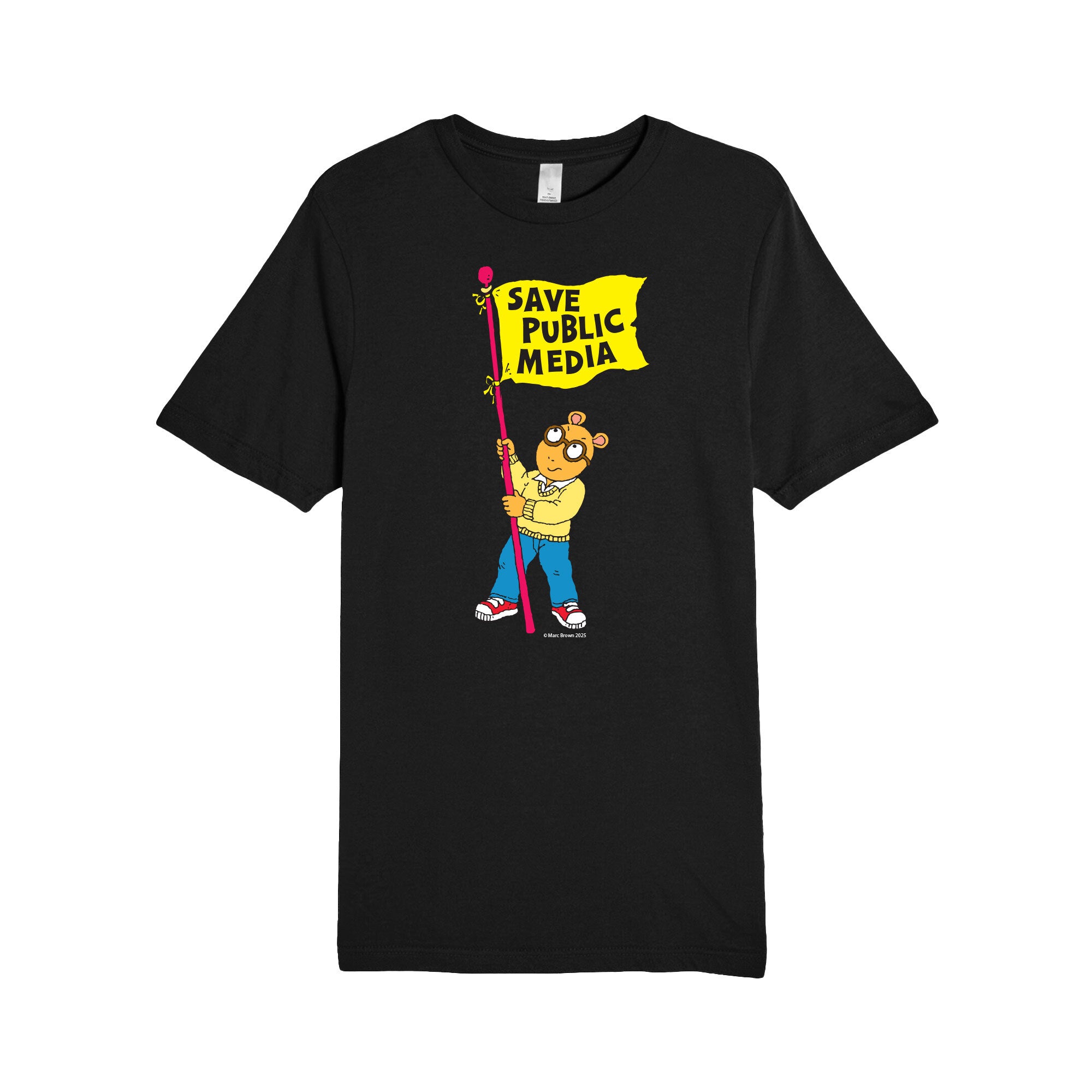 Save Public Media Flag Tee