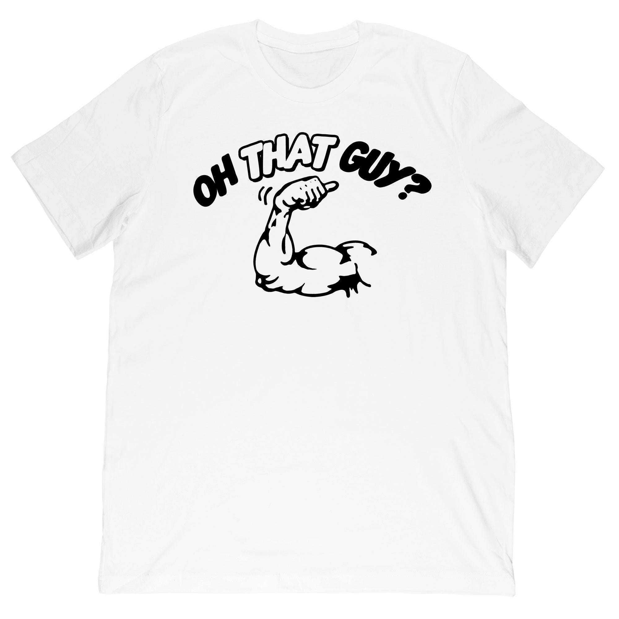 white tee guy