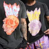 Flaming Skull Tee