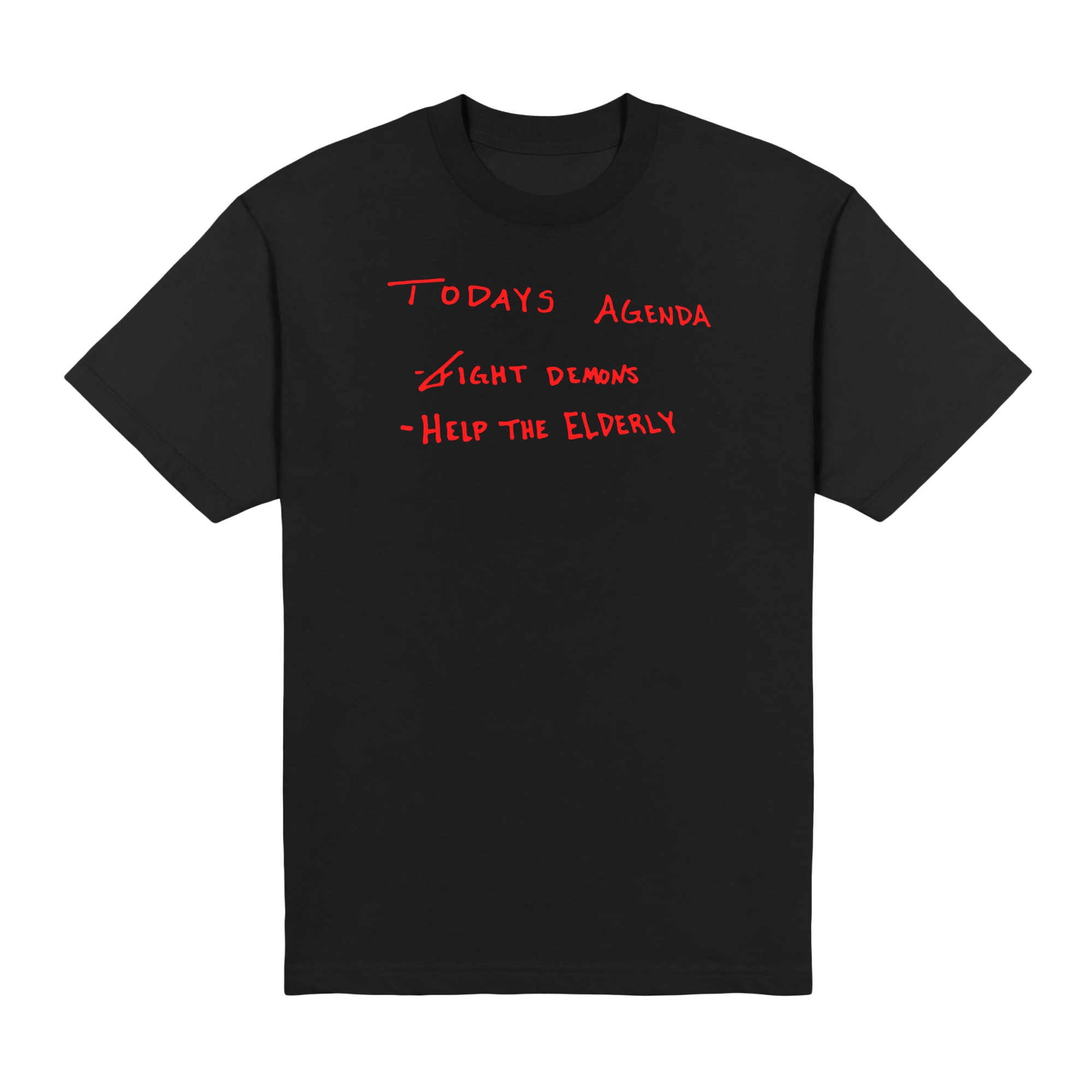 Todays Agenda Midweight Tee