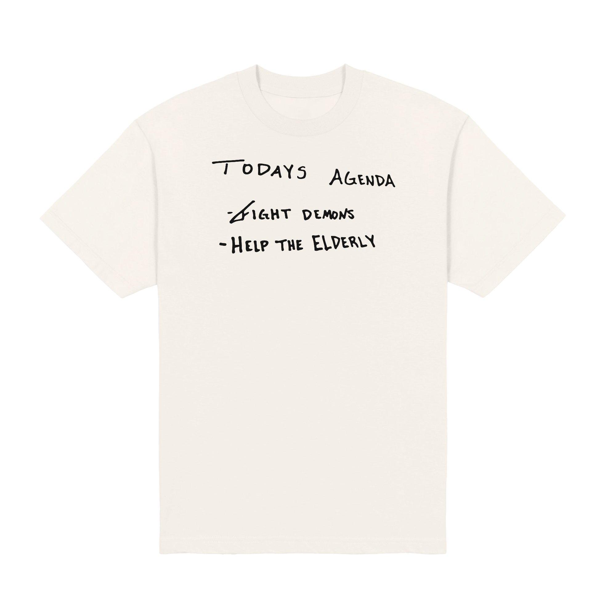 Todays Agenda Midweight Tee