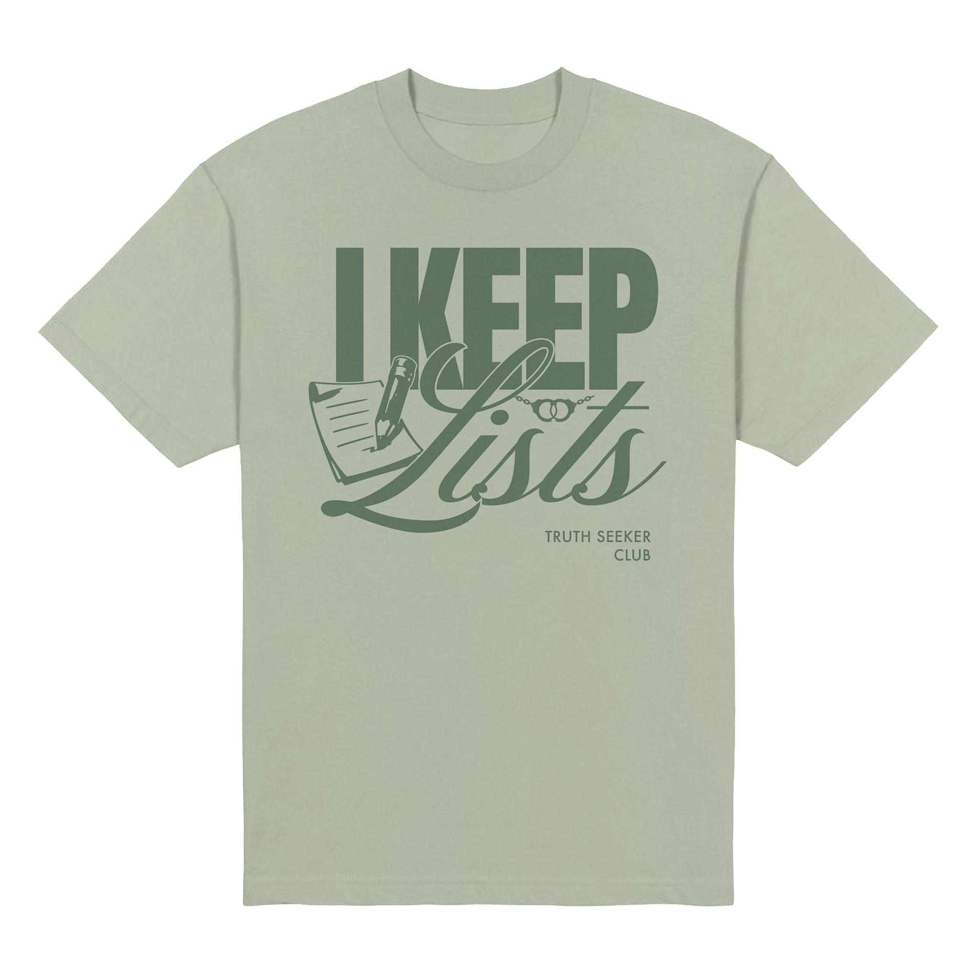 I Make Lists Heavyweight Tee