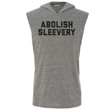 Abolish Sleevery Light Weight Sleeveless Hoodie - Eco Grey