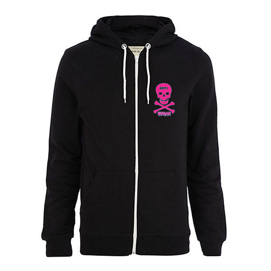 Vegan Power - ASM Zip Contrast Hoodie