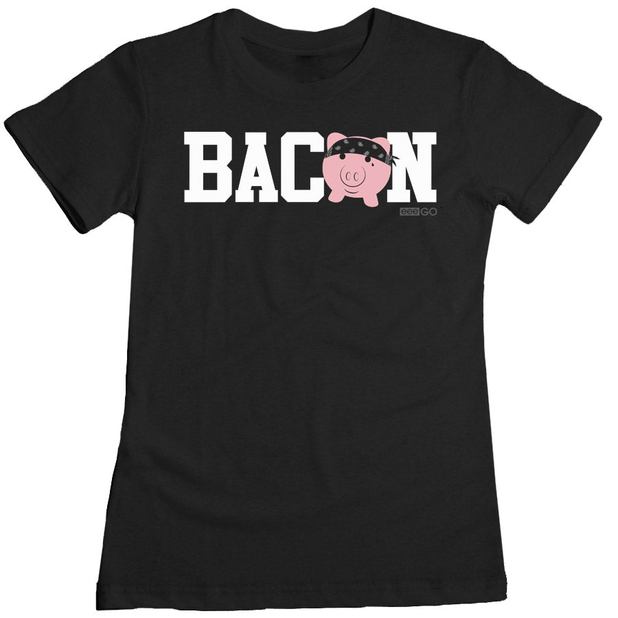 eeeGo - Bacon Women's Tee - Black