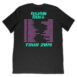 AsianDaBrat - Tour v3 Tee - Black