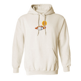 Falling For Biscuit Embroidered Hoodie