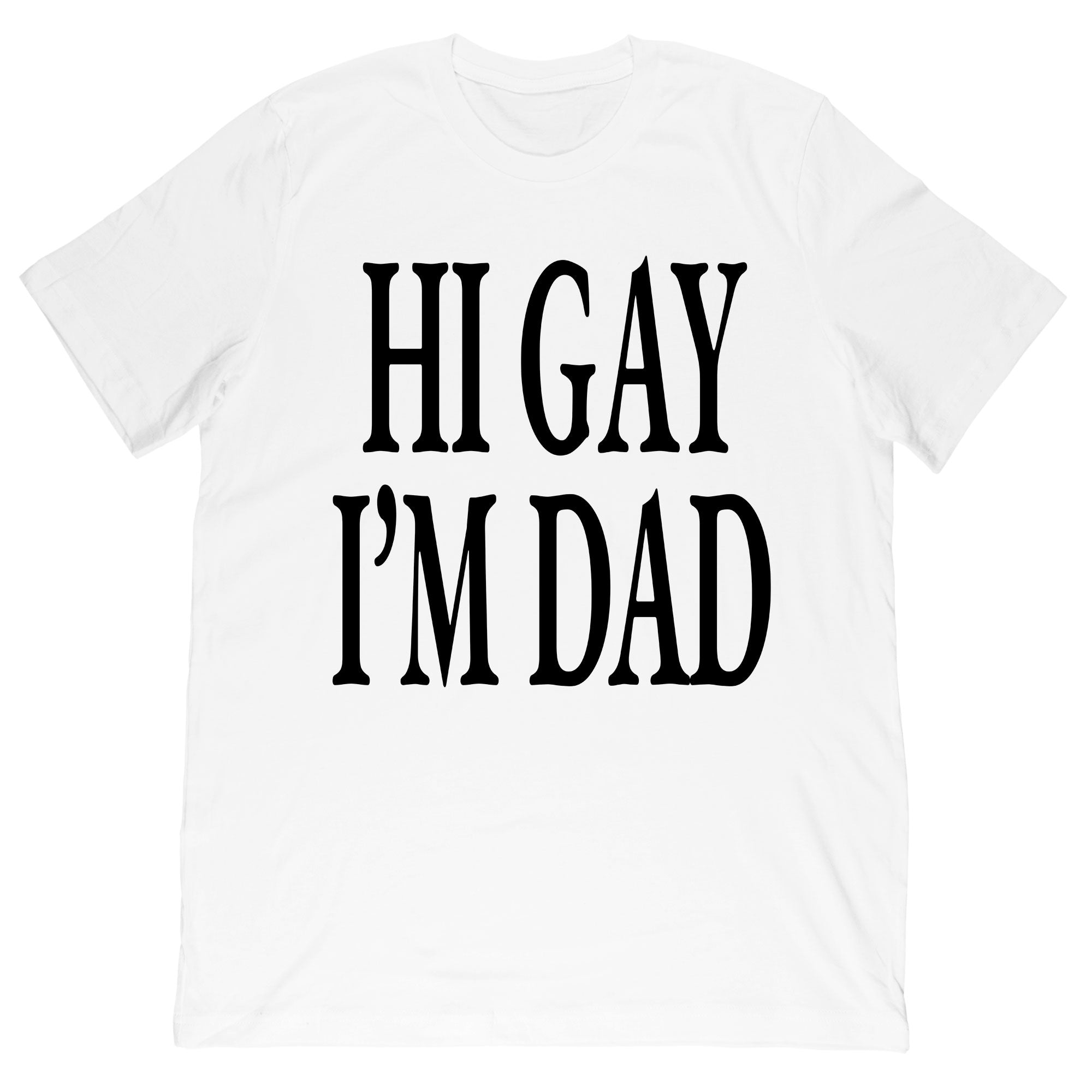 Sidney Lavin - Hi Gay, I'm Dad Text Tee