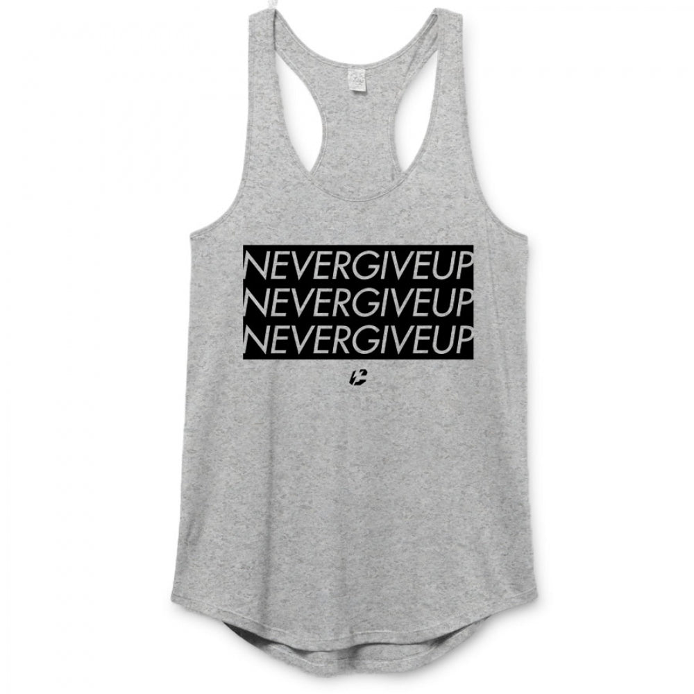 Never Give Up Premium Racerback