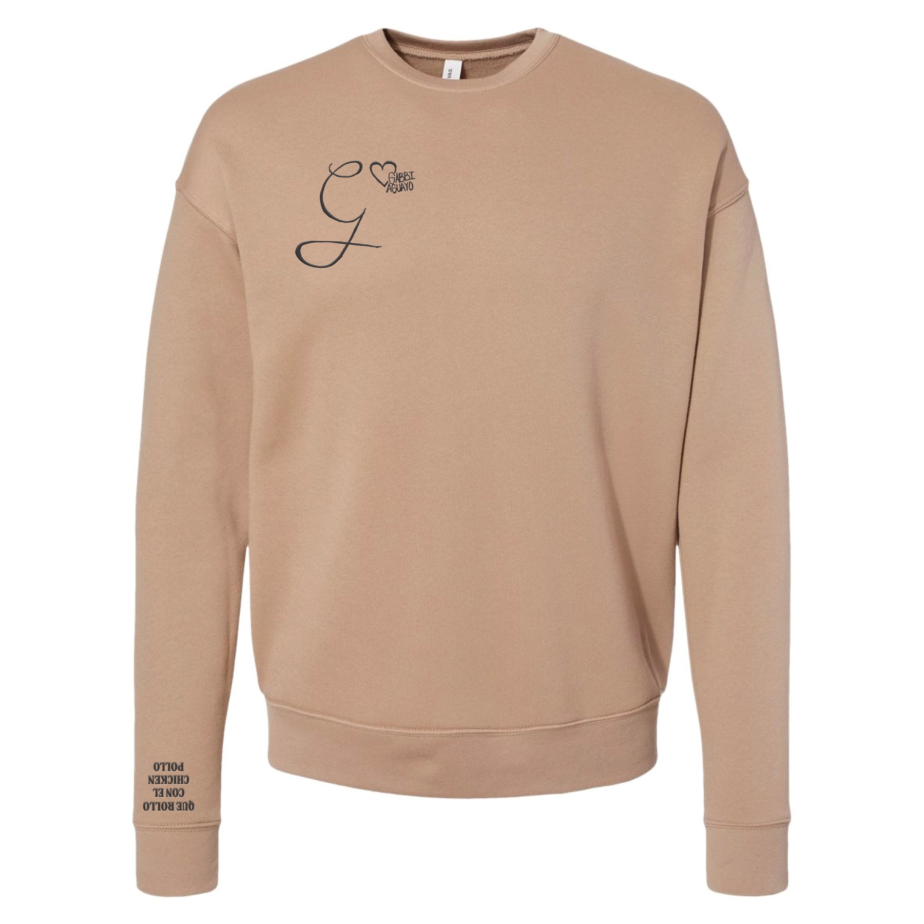 Logo Sponge Fleece Embroidered Crewneck