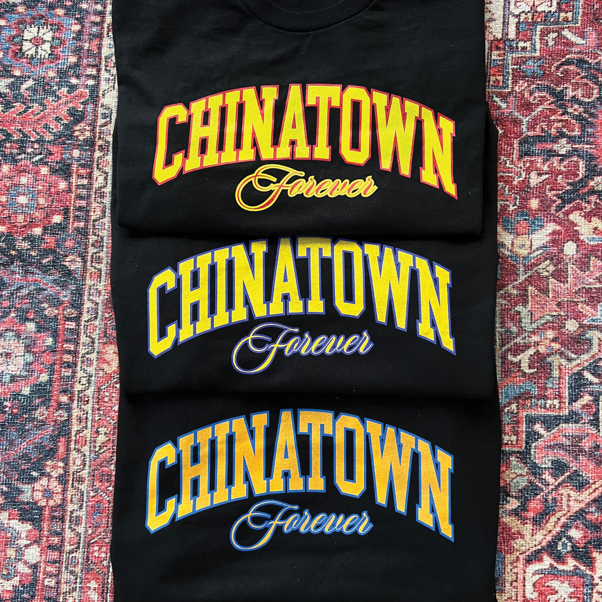 Blue Chinatown Tee