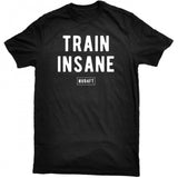 Never4Fit - Train Insane Tee - Black